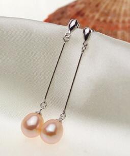 YIKALAISI Natural Pearl Statement Earrings Outstanding For Women