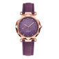 Ladies fashion Korean Rhinestone Rose Gold Quartz Watch Female