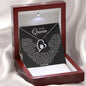 Hollow out heart-shaped necklace gift box for women