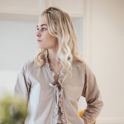 FoWatch Leaf Clover Earring Pendant - Matte Sterling Silver