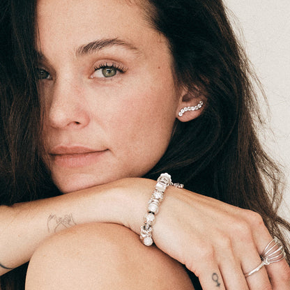 Shine Love - Dangle Charm 4 mm with Bracelet - Sterling Silver