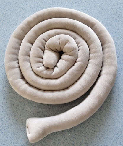 Anti-Collision Strip Single 5cm Thick Suede Cotton Bed Crib DIY Winding