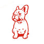 FRENCH BULLDOG WALL STICKER CAR BUMPER STICKER FRANCES DOG VINYL DECALS