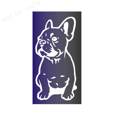 FRENCH BULLDOG WALL STICKER CAR BUMPER STICKER FRANCES DOG VINYL DECALS