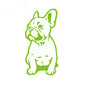 FRENCH BULLDOG WALL STICKER CAR BUMPER STICKER FRANCES DOG VINYL DECALS