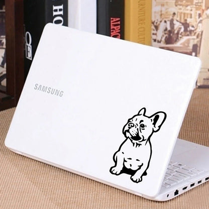 FRENCH BULLDOG WALL STICKER CAR BUMPER STICKER FRANCES DOG VINYL DECALS