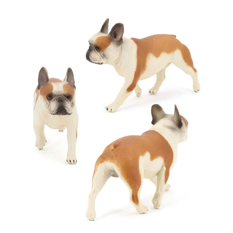 Bulldoggen-Modell, kleiner Welpe, Tischdekoration, statische Hunde-Dekoration
