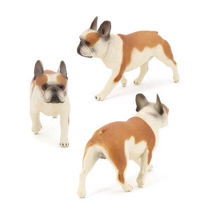 Bulldoggen-Modell, kleiner Welpe, Tischdekoration, statische Hunde-Dekoration