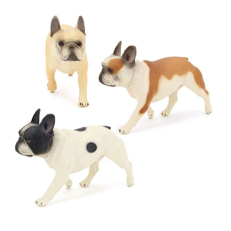 Bulldoggen-Modell, kleiner Welpe, Tischdekoration, statische Hunde-Dekoration