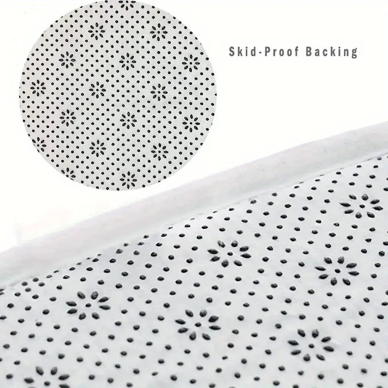 1pc French Bulldog Cute Dog Floor Printed Mat, Non-slip Mat, Machine Washable Polyester Fabric, Suitable for Bedroom Living Room