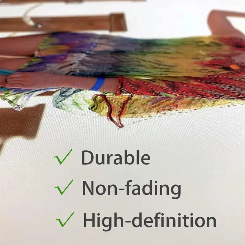 Lustige französische Bulldogge auf der Toilette – Leinwanddruck – Wanddekoration, perfektes Geschenk und Deko-Element