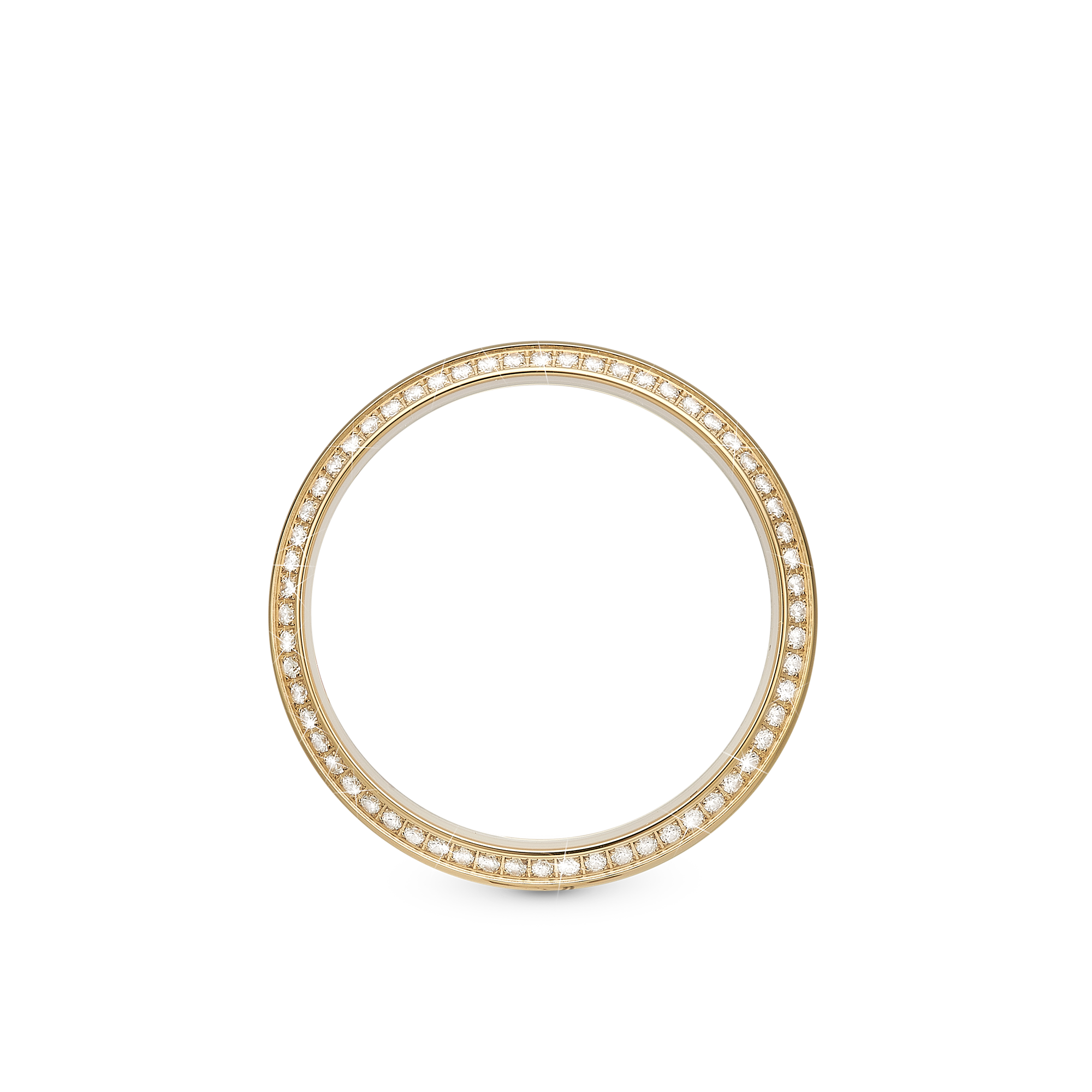Topring - Polished Gold Plated with 60 white Cubic Zirkonia