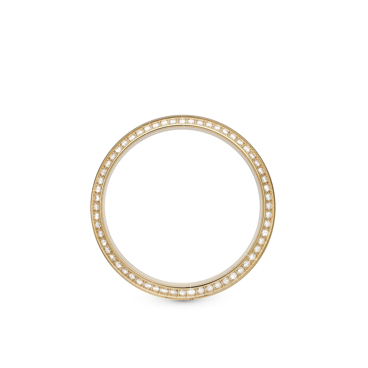 Topring - Polished Gold Plated with 60 white Cubic Zirkonia