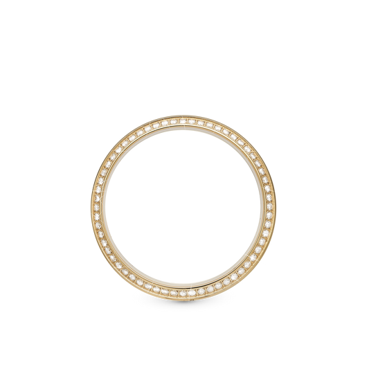 Topring - Polished Gold Plated with 60 white Cubic Zirkonia