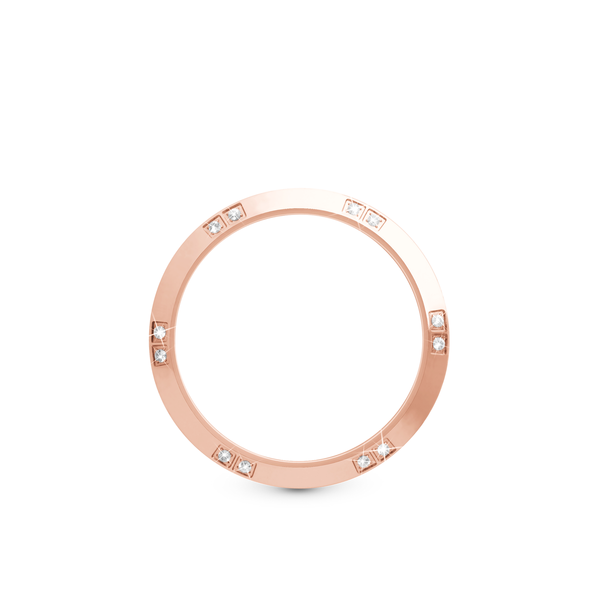 Topring 12 white Safirer Topringe - CHRISTINA