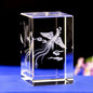 Interior Carving 3D Animal Series Crystal Statue Tourist Souvenir