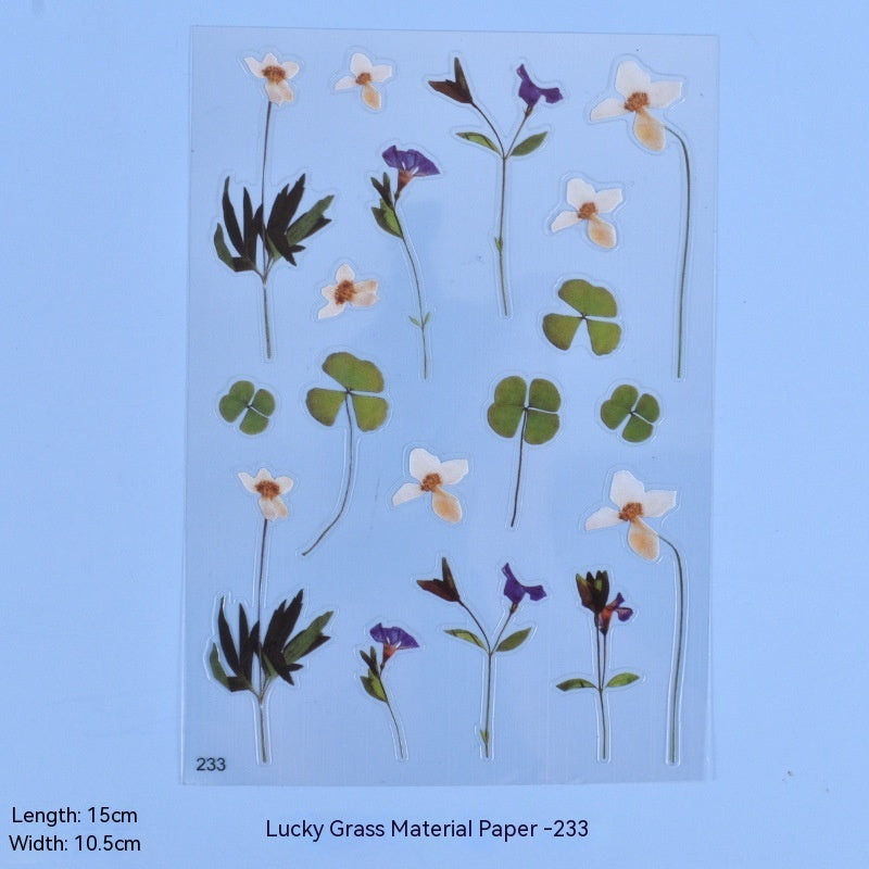 Mehr als nur Kristallkleber-Blumen-Materialaufkleber