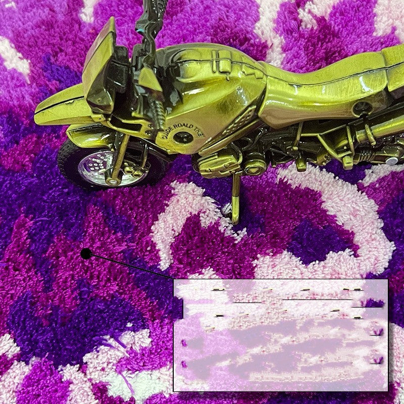 Runde Brassica oleracea-Blüten, Flor-Bodenbelag