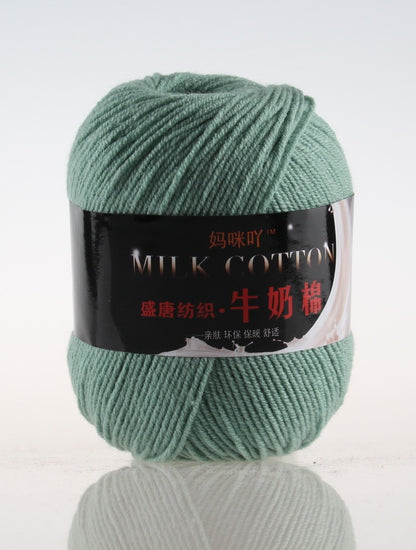 3-Strand Milk Cotton Wool DIY Doll Sweater Scarf Hat Cotton Yarn