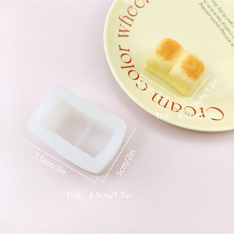 Creative Replica Bread Silicone Fondant Cake Decoration Tool DIY Handmade Pinch Mold