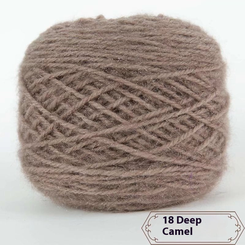 3 Two Groups Of Squirrel-velvet Yarn Hand-knitted Medium Thickness Hat Scarf Coat Waistcoat Cushion Plush Wool 150g