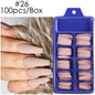 Blue Box Full Paste Wear Long Ballet Nail Plate