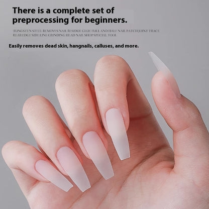 Vormontierter Polierkopf-Satz mit Diamantsand für die Maniküre