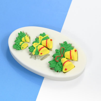 Jingling Bell Leaf Of Chinese Ilex Silicone Mold Fondant Cake Decoration Mold