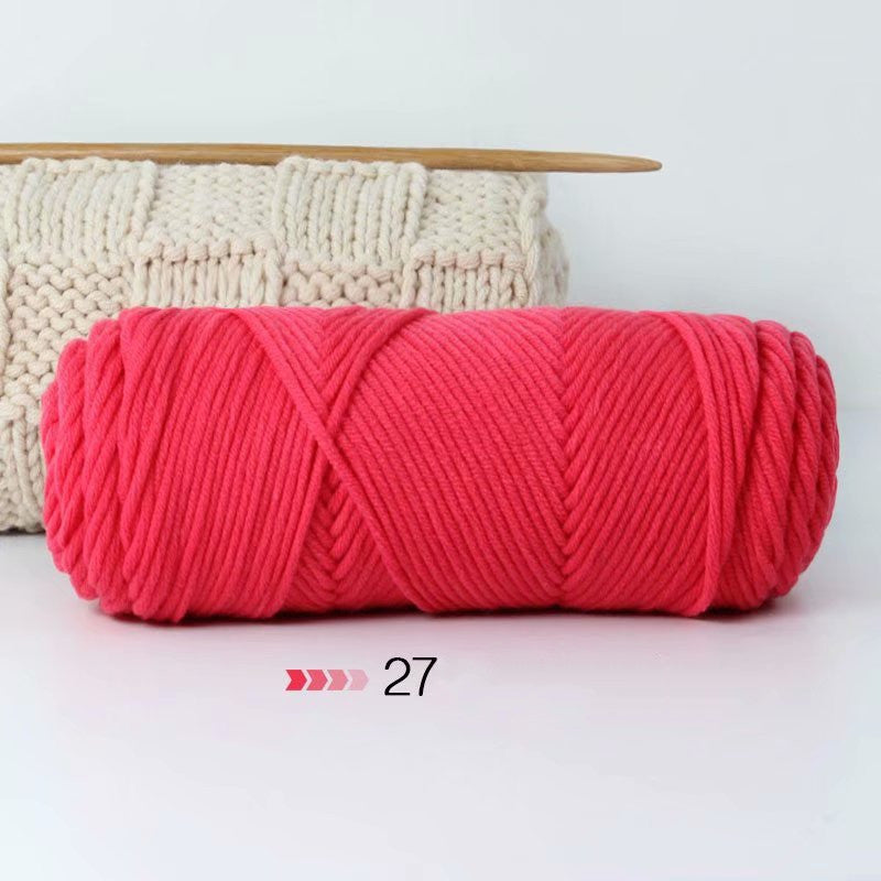 Milk Cotton Handmade DIY Braided Coarse Yarn