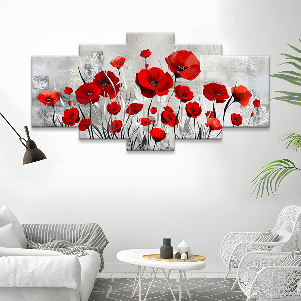 Background Wall Painting Flower Poster Art Painting Core
