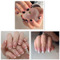 Oblique French Simple Wearing Manicure Finished Fake Nails