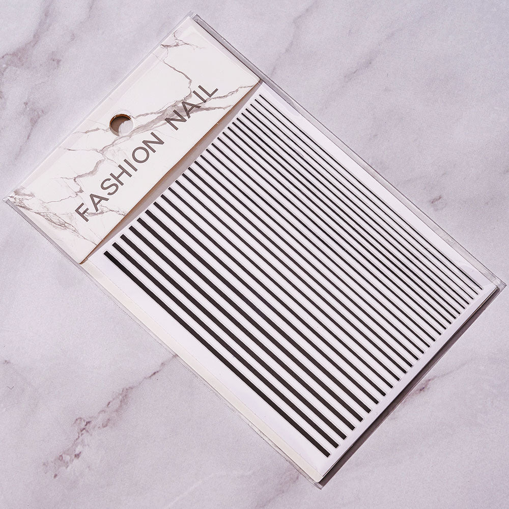 Stickers Bright Line Back Glue Nail Paste Decorative Multi-color Nail Patches