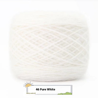 3 Two Groups Of Squirrel-velvet Yarn Hand-knitted Medium Thickness Hat Scarf Coat Waistcoat Cushion Plush Wool 150g