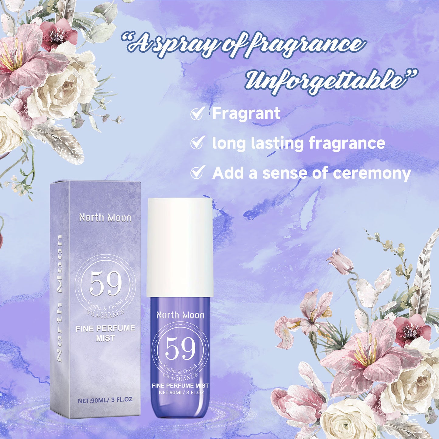 Natural Orchid Fragrance Elegant Long-lasting Dating Perfume