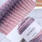 Segment Dyed Rainbow Color Gradient Hand-woven Diy Thread Clothes Scarf Hat Cake Yarn