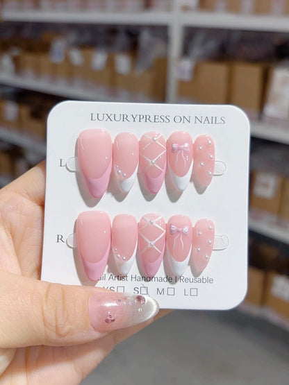 Damenmode Handbemalte Handgefertigte Maniküre