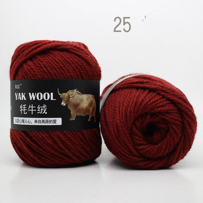 Cow Wool Yarn Scarf Thread Hat 245 Stick Needle Hand-knitted Medium Thick Coat