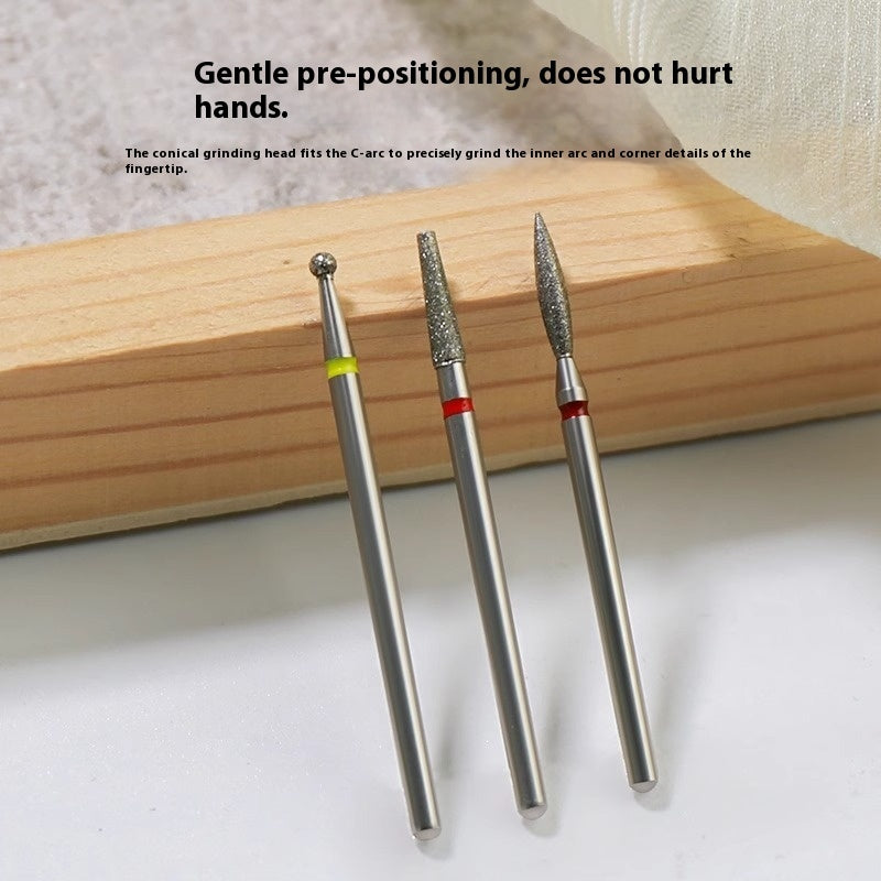 Vormontierter Polierkopf-Satz mit Diamantsand für die Maniküre