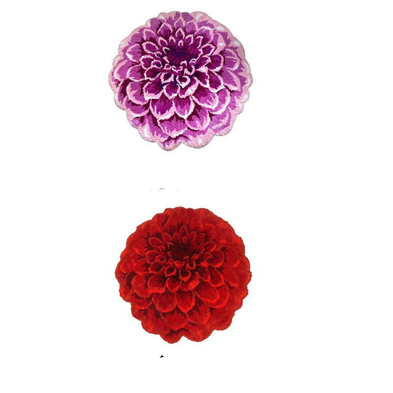 Runde Brassica oleracea-Blüten, Flor-Bodenbelag