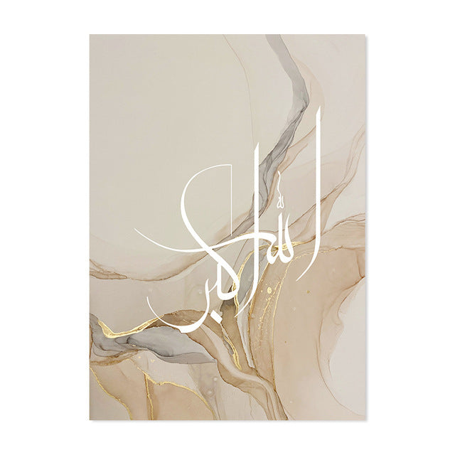 Abstraktes Poster/Leinwandbild aus Goldmarmorflüssigkeit