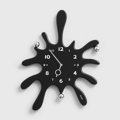 Einfache, kreative Wanduhr ohne Stempel