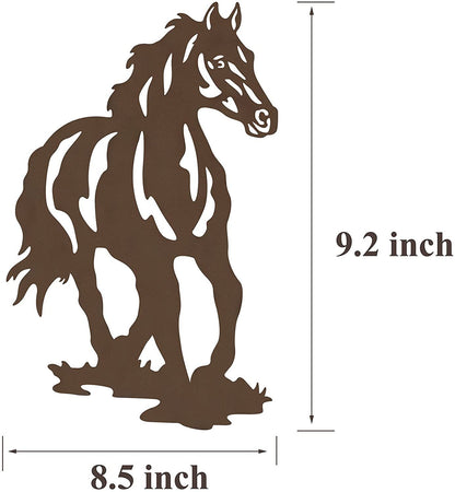 Wanddeko aus Metall, herzförmiger Lebensbaum-Anhänger