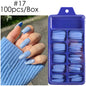 Blue Box Full Paste Wear Long Ballet Nail Plate