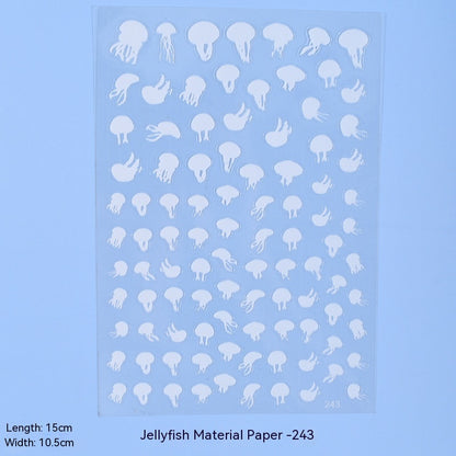 Mehr als nur Kristallkleber-Blumen-Materialaufkleber