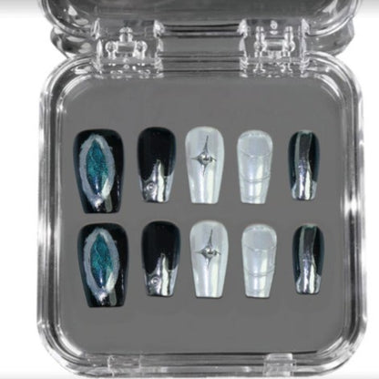 Women's Four Eight-pointed Stars Wear Manicure