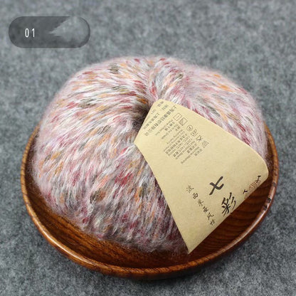 Colorful Woolen Yarn Handmade Crochet Diy Scarf Thread Sweater Hat Thread Medium Thick Woolen Ball