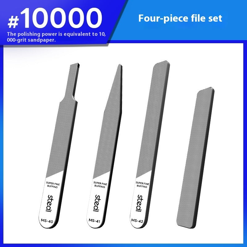 Spiegelglasfeile Polierwerkzeug Wasch- und Polierset