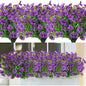 Artificial Flowers Eucalyptus Fake Flower Violet Home Porch