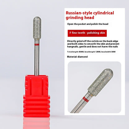 Vormontierter Polierkopf-Satz mit Diamantsand für die Maniküre