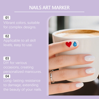 Nail Graffiti Pen Is Easy To Use, Suitable For Many Occasions DIY